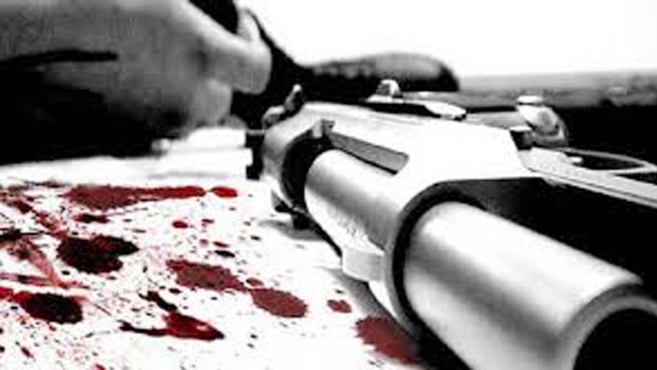village head father shot dead
