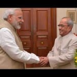 PM Modi wishes President Pranab Mukherjee on his 81st birthday