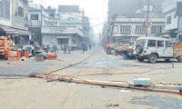 accident, electricity pols, broke, one die, kaithal