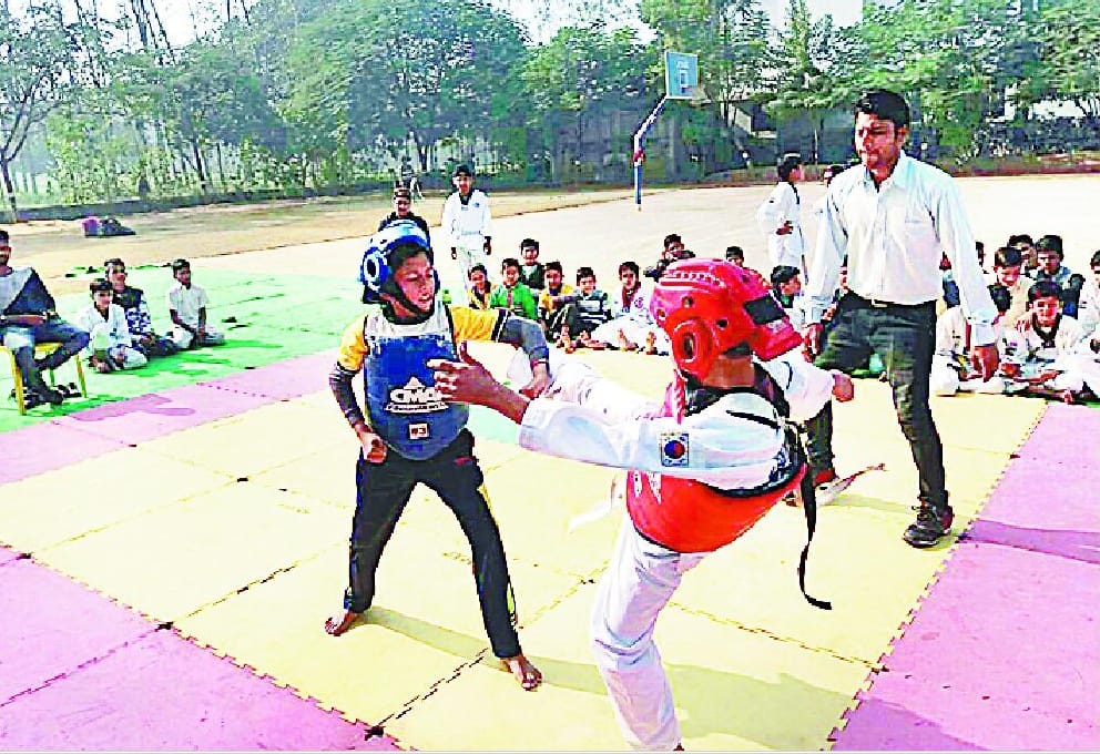 Taekwondo Championships was won by Sachin and Uvas