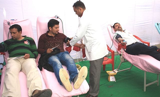 153 people have donated blood