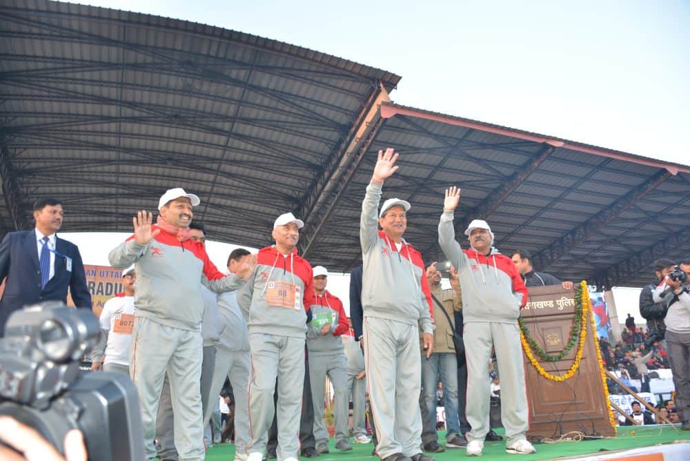 uttarakhand police marathon against drugs