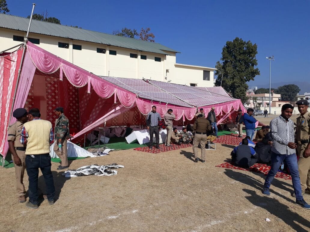 prd jawan protest in dehradun