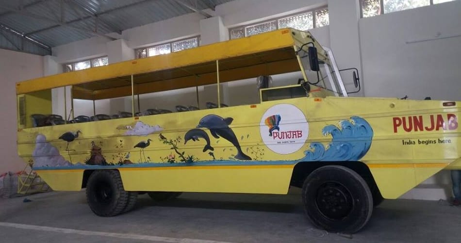 india's first water bus at harike pattan punjab