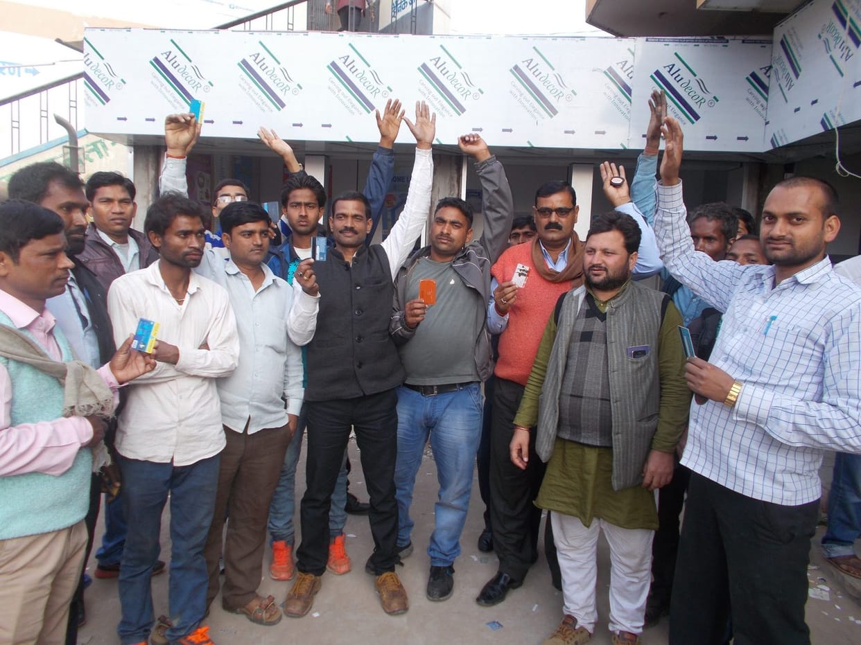 People protested due to lack of cash in banks