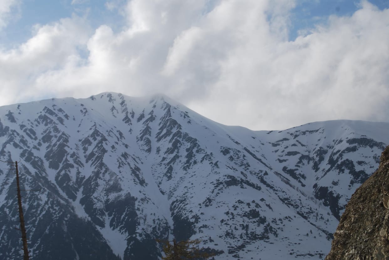 snowfall in many place in j&k
