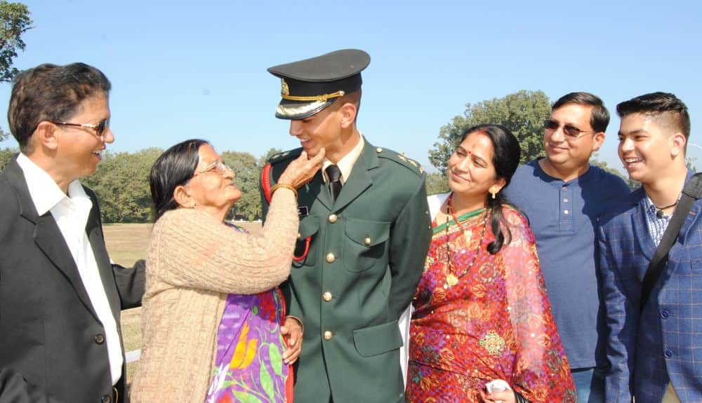 ima pop, son become officer in indian army