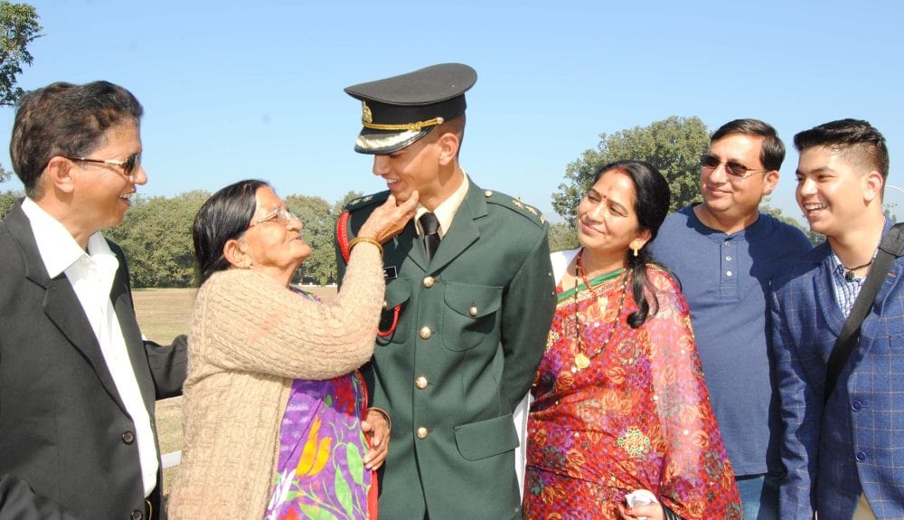 ima pop, son become officer in indian army