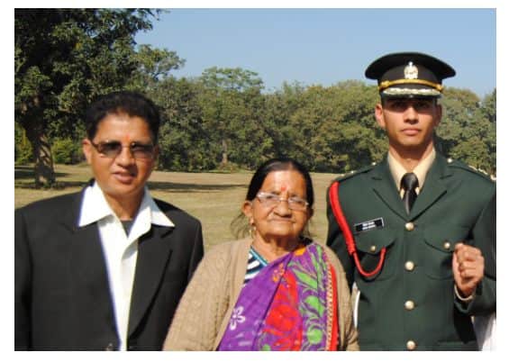 ima pop, son become officer in indian army