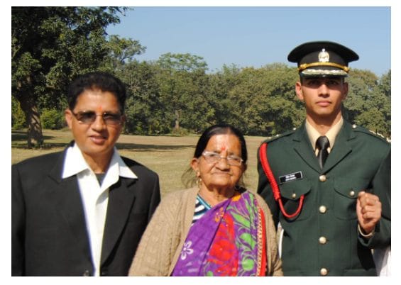 ima pop, son become officer in indian army