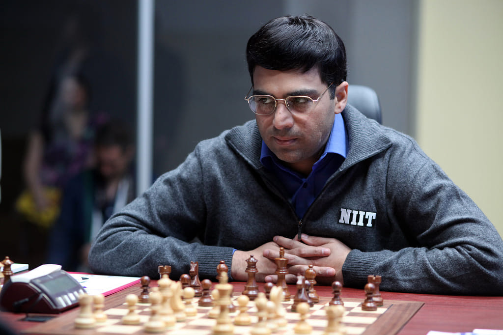 Chess Viswanathan Anand Has Another Mixed Day Magnus Carlsen Extends Lead