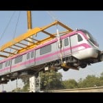 मजेंटा मेट्रो का ट्रायल
