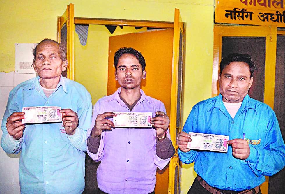 The contractor provided scavengers thousand notes