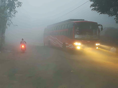 Fog and cold Leave a routine Sorority