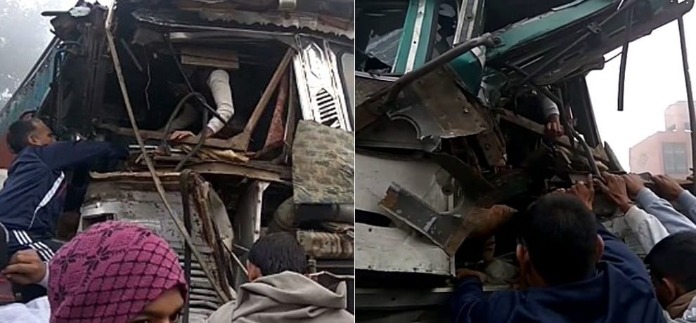 Fog havoc on the road, people are dying between vehicles