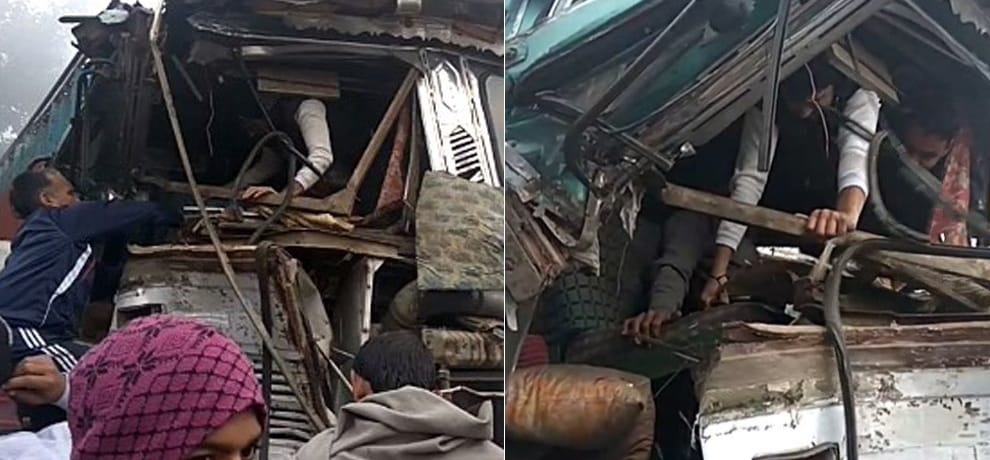 Fog havoc on the road, people are dying between vehicles