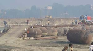 Empty for more than half of Magh Mela