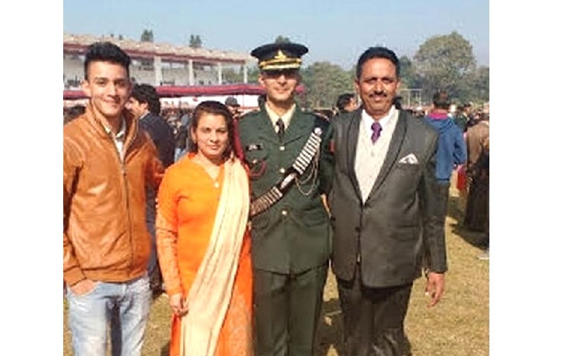 Ankit thakur Become lieutenant in Army.