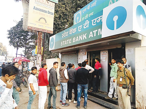 cash taken in police presence