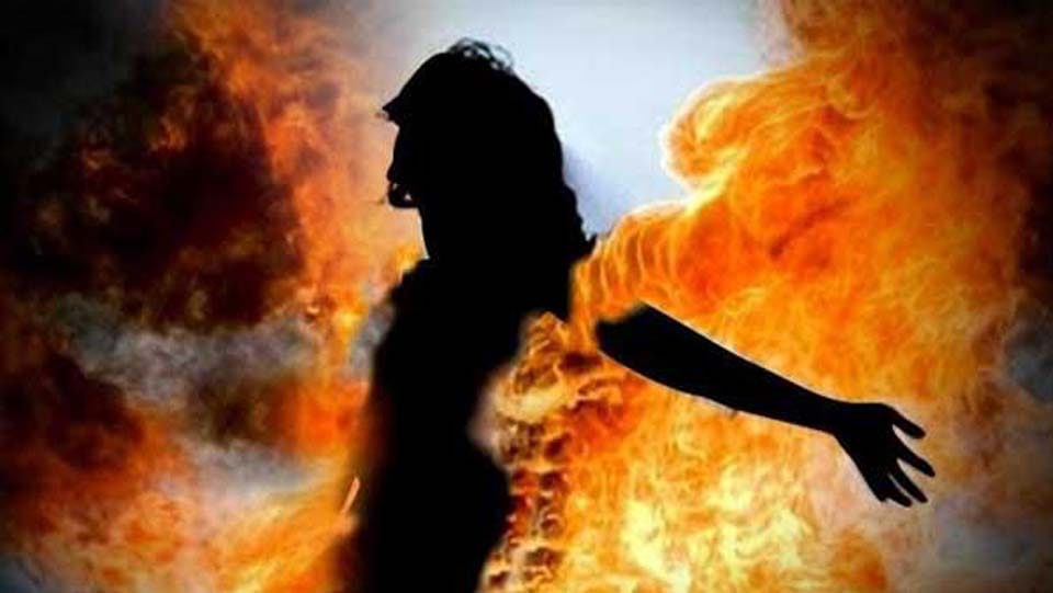 private parts after lighting up inside woman poured petrol and burnt alive