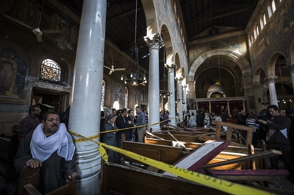 Egypt church blast, 25 dead
