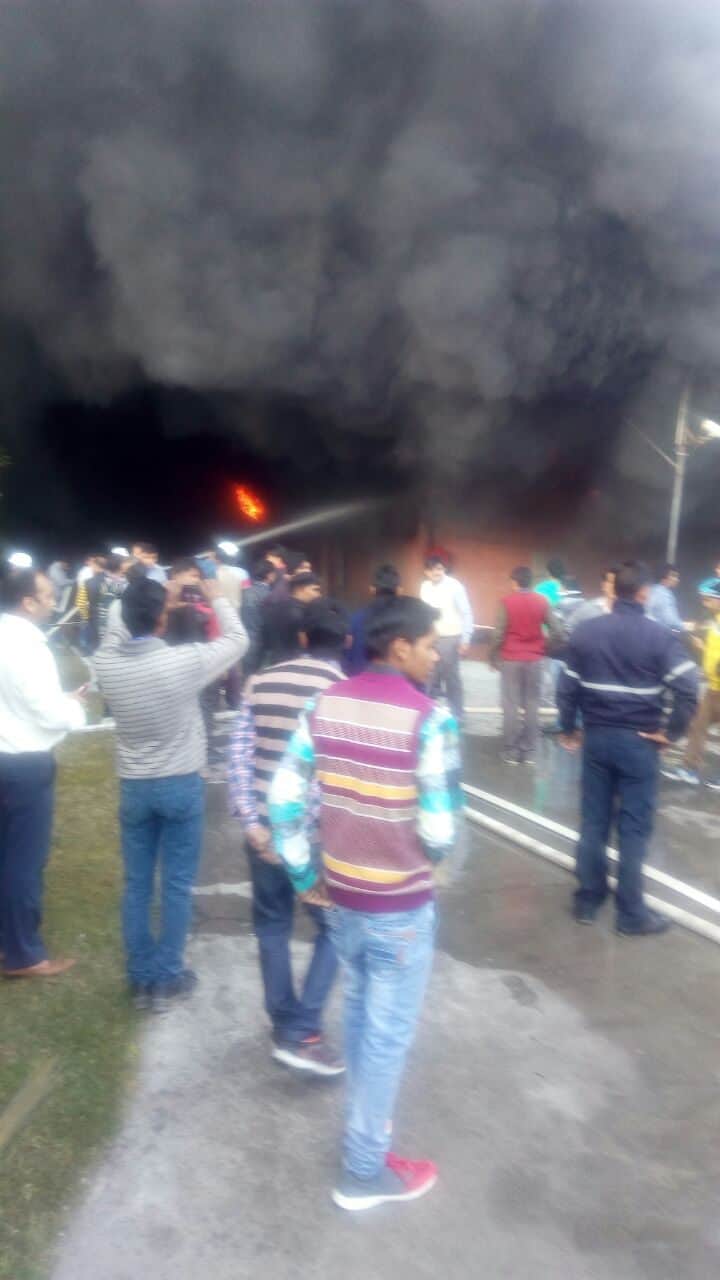chemical factory caught fire in sidcul haridwar