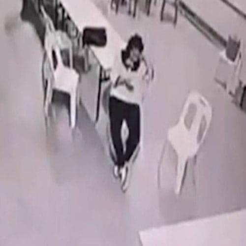 terrifying ghost attack caught on camera