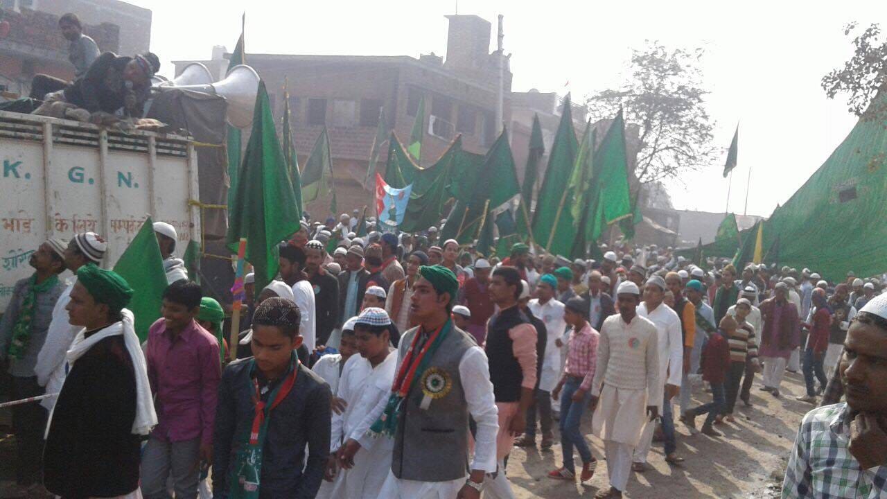 after celebration procession came in Kanpur Barabfat