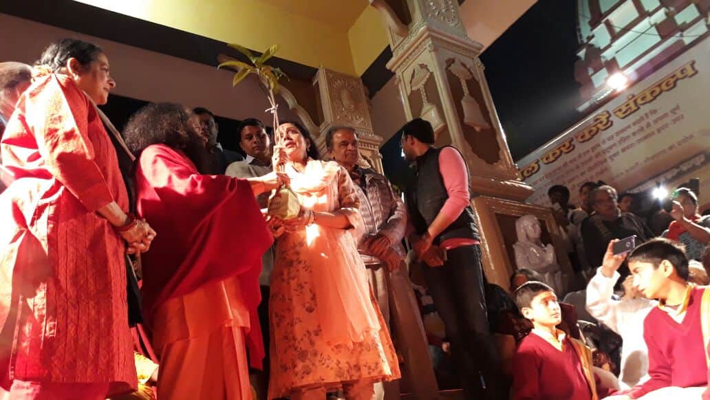 actress and sansad hemamalini in rishikesh.