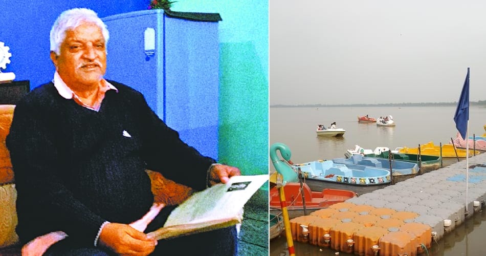 retired hmt officer puran chand idea to save chandigarh sukhna lake from dying