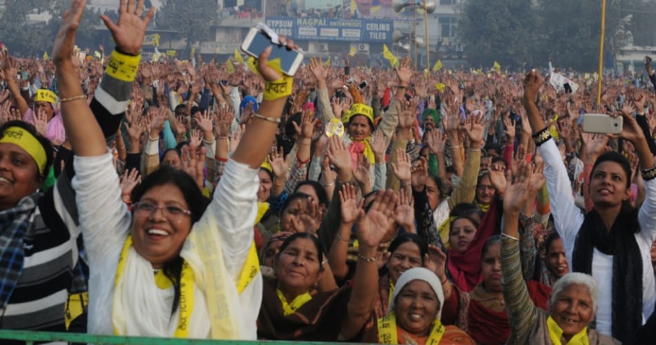 huge crowd in arvind kejriwal rally at ludhiana of punjab, openly speaks on syl and noteban