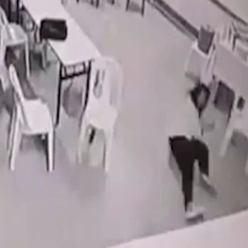 terrifying ghost attack caught on camera