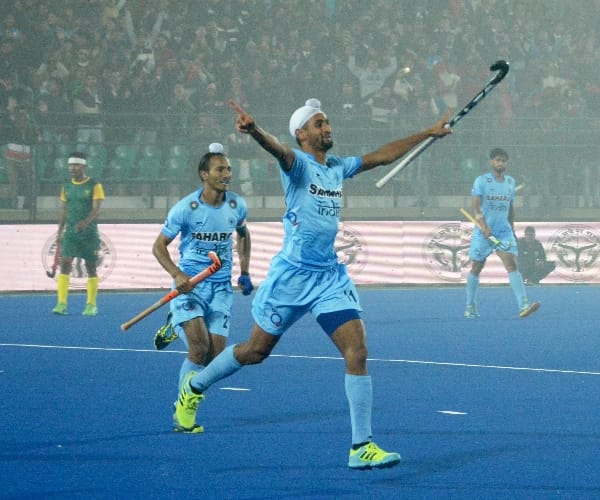 India defeated South Africa in junior hockey world cup.