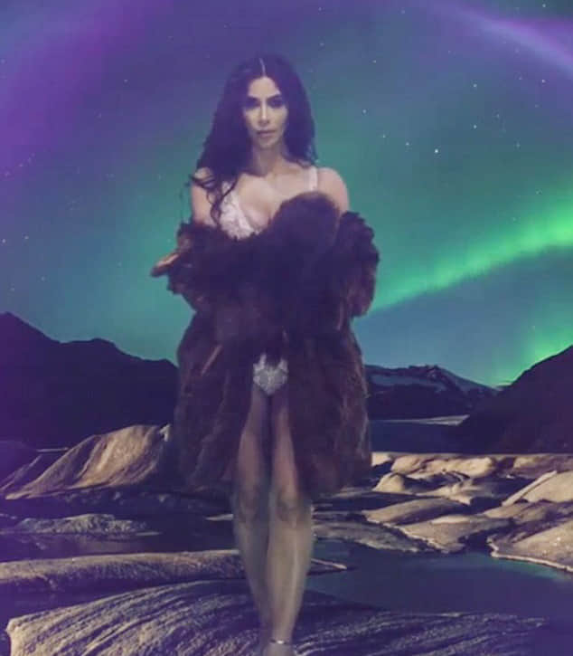 Kim Kardashian's bold photoshoot for LOVE magazine advent calendar