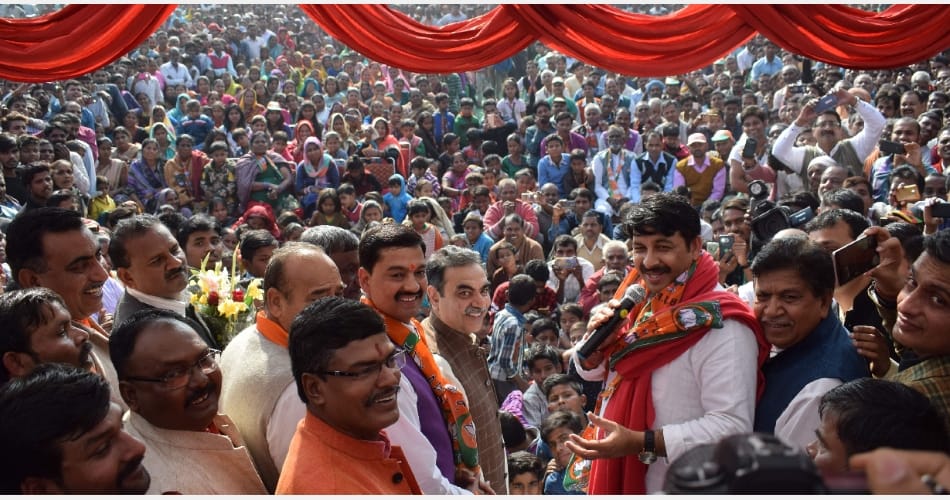 Manoj tiwari,BJP star campaigner manoj tiwari is in chandigarh