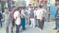 panipat, mayor, stopped, work, check, construction, material