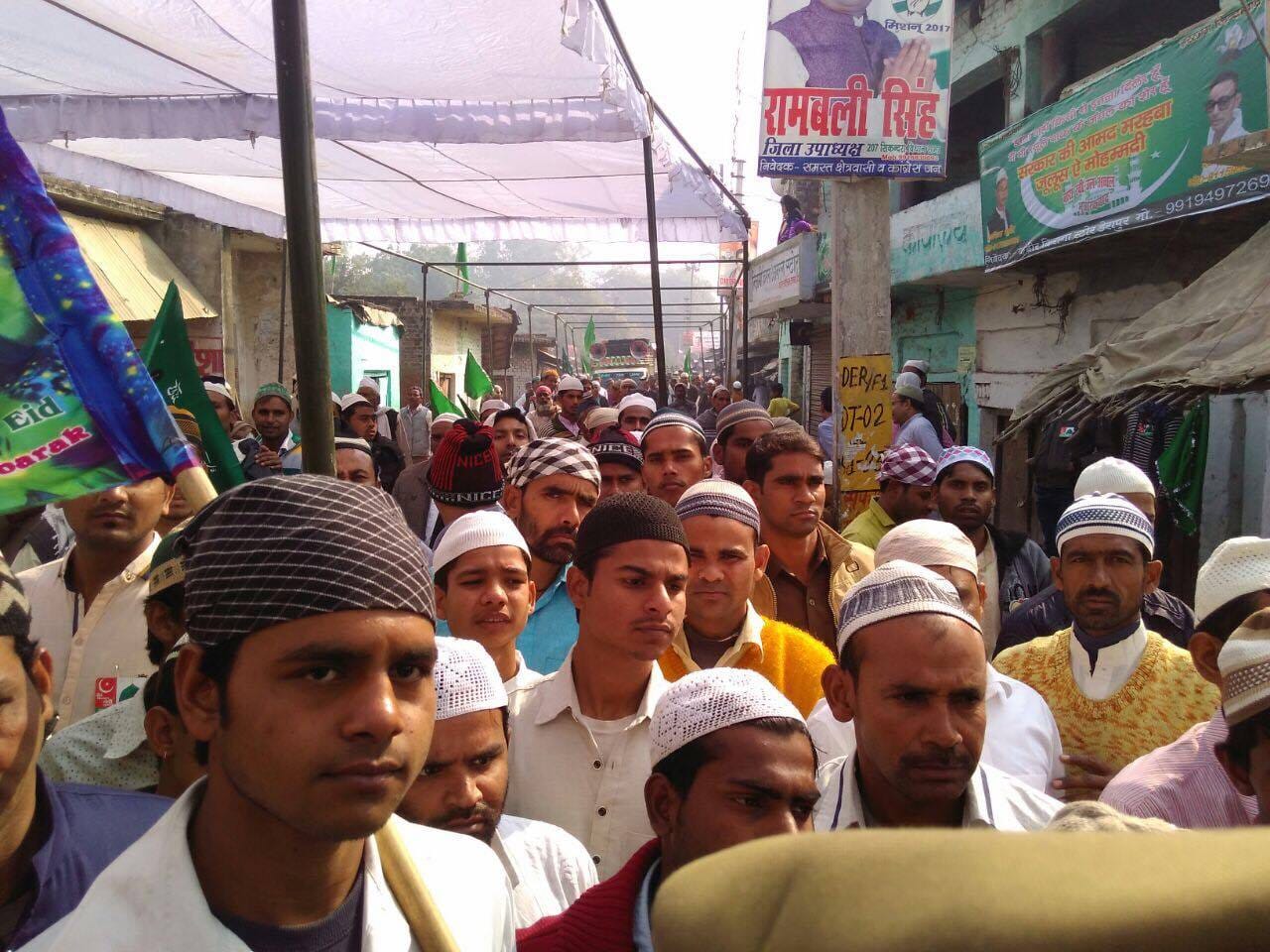 after celebration procession came in Kanpur Barabfat