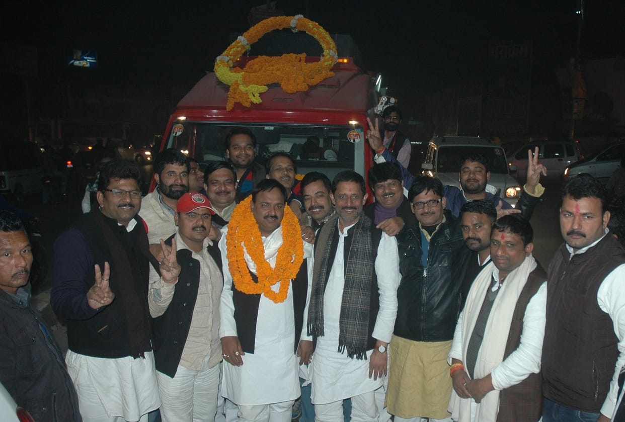 Mulayam sandesh yaatra reached gorakhpur