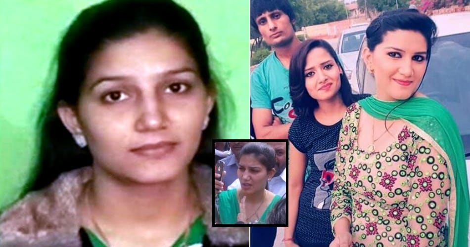 Pictures on sapna chaudhary without makeup viral on social media