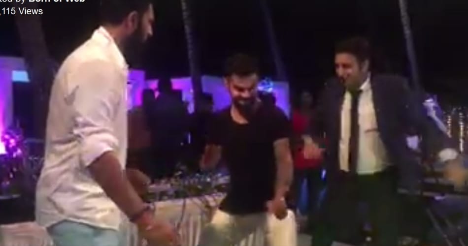 indian cricketer virat kohli punjabi dance with yuvraj singh video viral on social media