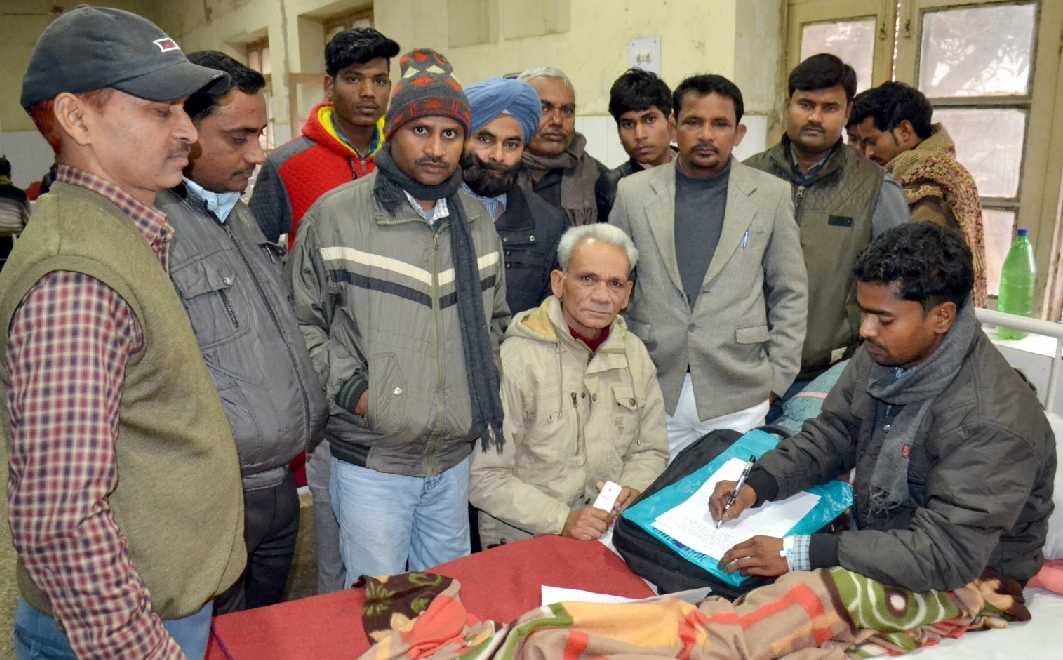 Ansnkari student admitted to the hospital, police said
