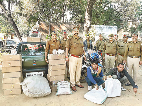 tow people arrested in illegal alcohal making case
