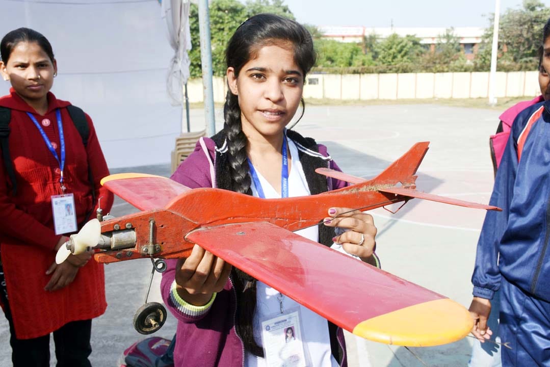 armapur pg college aircraft show  