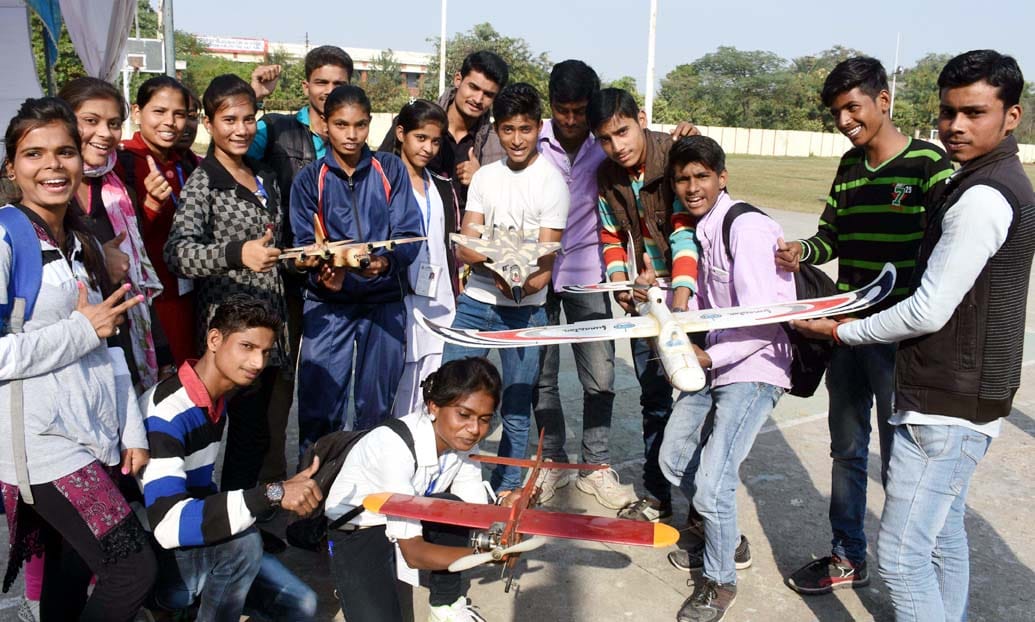 armapur pg college aircraft show  