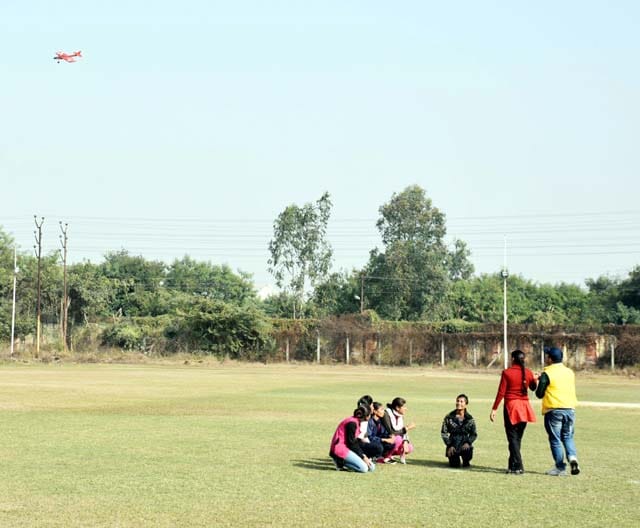 armapur pg college aircraft show  