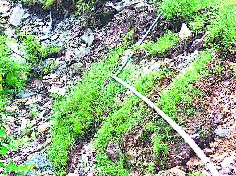 Not repair the damaged water lines