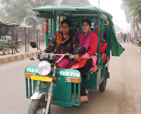 demonotisation effects : lady bought E-riksha for her family expanse