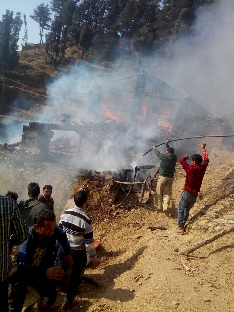 fire imn gunu village