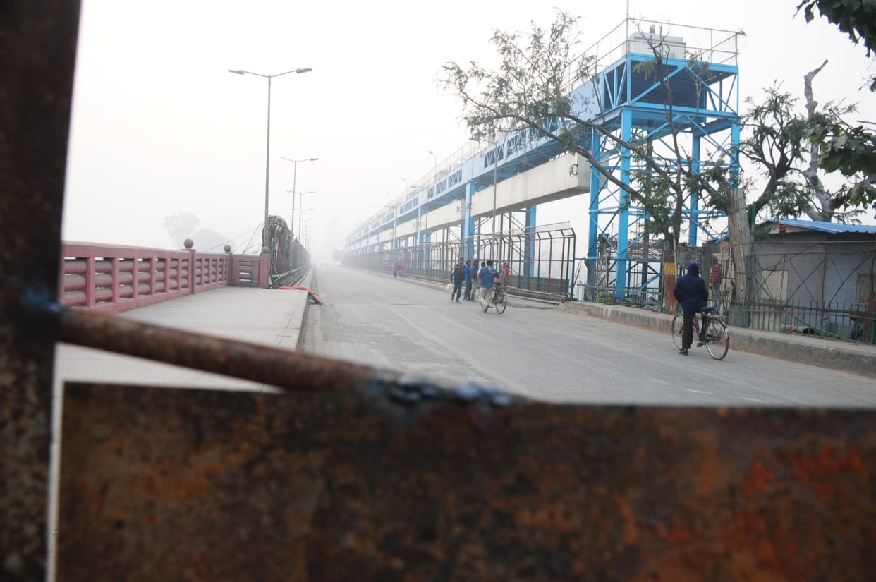 the youth is dipped in Gomti