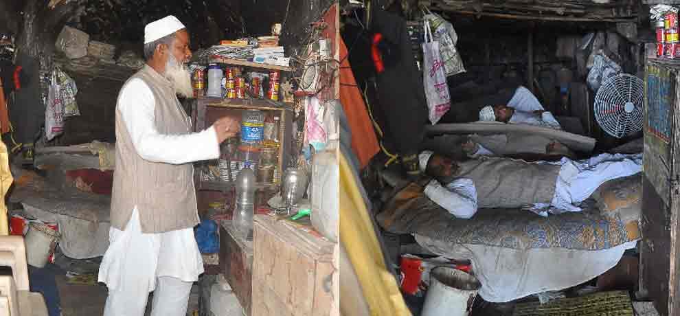 man found living in a cave behind president house in delhi